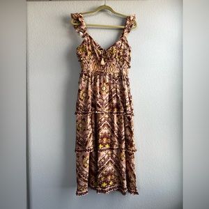 Cleobella Stella Ankle Dress in Geo